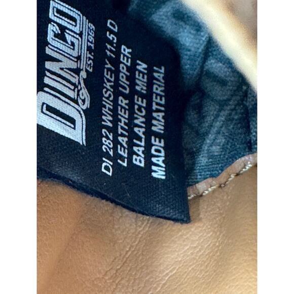 Dingo Black Bart Men’s 11.5D Whiskey Leather Harness Boots NWT